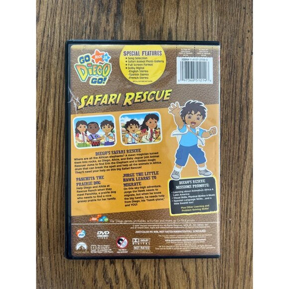 Go Diego Go Safari Rescue DVD Animated Kids Adventure 2007 - Picture 4 of 5